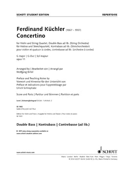 Concertino G major - Double Bass