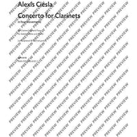 Concerto for Clarinets - Score and Parts