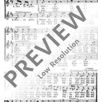 Mädel, kämm dich, putz dich - Choral Score