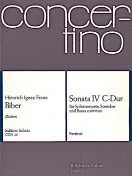Sonata No. 4 C major - Score