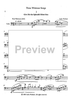 Three Whitman Songs - Cello