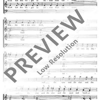 Fünf Chöre - Choral Score