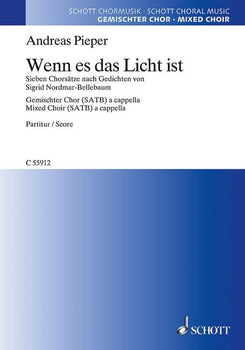Wenn es das Licht ist - Choral Score