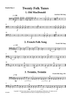 Twenty Folk Tunes for Bass Quartet (or Trio) - Double Bass 4