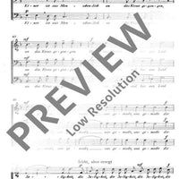 Alles ist Liebe - Choral Score