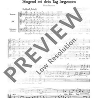 Wandspruch-Kantate - Choral Score