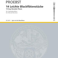 14 Easy Recorder Pieces - Performing Score