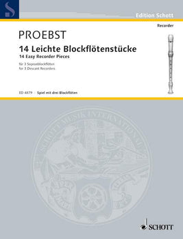 14 Easy Recorder Pieces - Performing Score