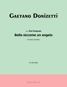 Bella siccome un angelo - from Don Pasquale