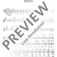 Babel - Choral Score