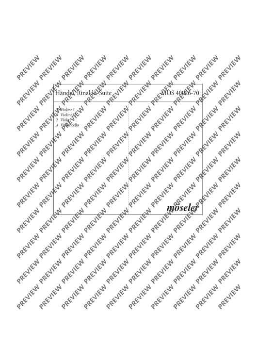 Rinaldo-Suite - Set of Parts
