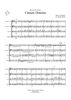 Cantate Domino - Score
