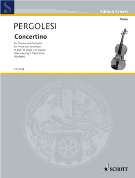 Concertino Bb Major - Piano Score With Solo Part
