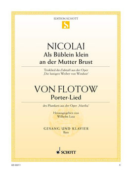 Als Büblein klein an der Mutterbrust / Porter-Lied