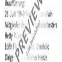 Apollo et Hyazinthus - Full Score