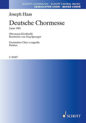 Deutsche Chormesse - Choral Score
