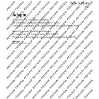 Adagio - Score and Parts