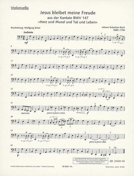 Jesu, Joy of Man's Desiring - Cello