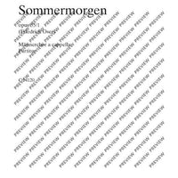 Sommermorgen in C major - Choral Score
