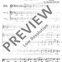 Drei Chöre - Choral Score