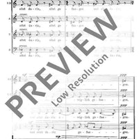 Lieder nach alten Texten - Choral Score