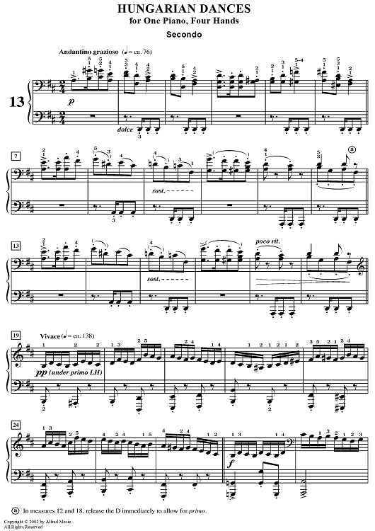 Hungarian Dance No. 13