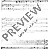 Lasst uns glauben - Choral Score