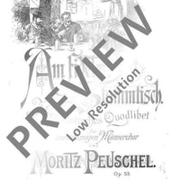 Am fidelen Stammtisch - Choral Score