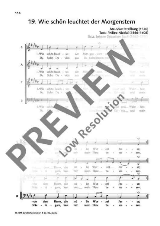 Wie schön leuchtet der Morgenstern