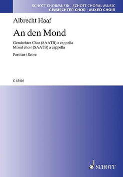 An den Mond - Choral Score