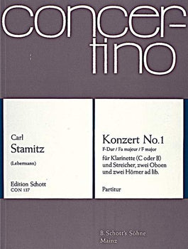 Concerto No. 1 F major - Score