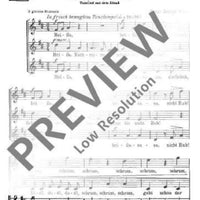 Heißa, Kathreinerle / Der Butzemann - Choral Score