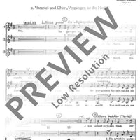 Vergangen ist die Nacht - Choral Score