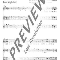 Choräle und Geistliche Lieder - Performing Score