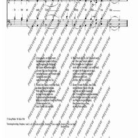 Ein Kind ist uns geboren - Score