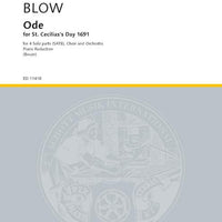 Ode for St. Cecilia's Day - Piano Reduction