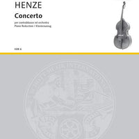 Concerto per contrabbasso ed orchestra - Piano Score and Solo Part