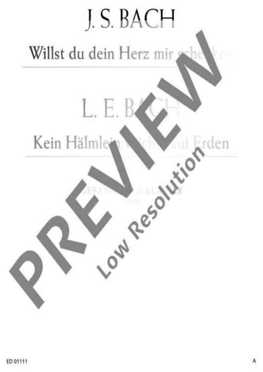 Willst du dein Herz mir schenken / Kein Hälmlein wächst auf Erden