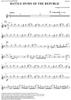 Battle Hymn of the Republic - Alto Saxophone 2