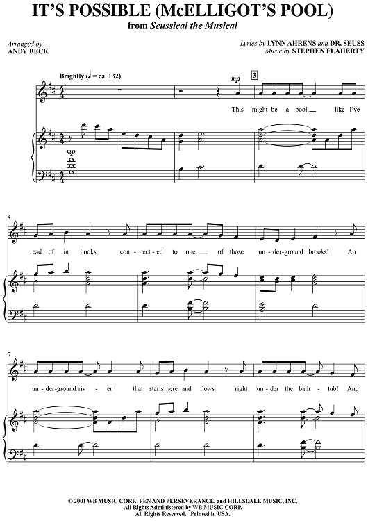 It's Possible (In McElligot's Pool) (from "Seussical the Musical")