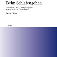 Beim Schlafengehen - Choral Score