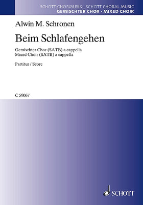 Beim Schlafengehen - Choral Score
