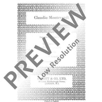 Lamento d'Arianna - Choral Score