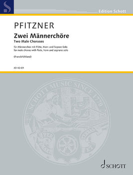 Zwei Männerchöre - Performing Score