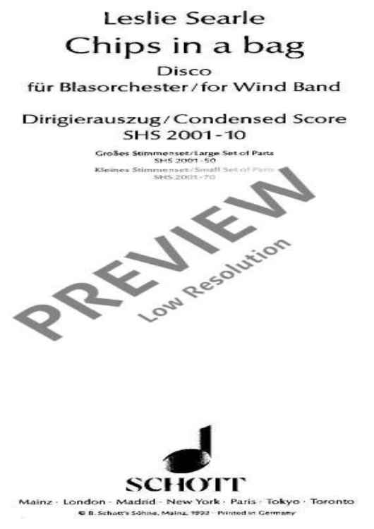 Chips in a Bag - Conductor Reduction