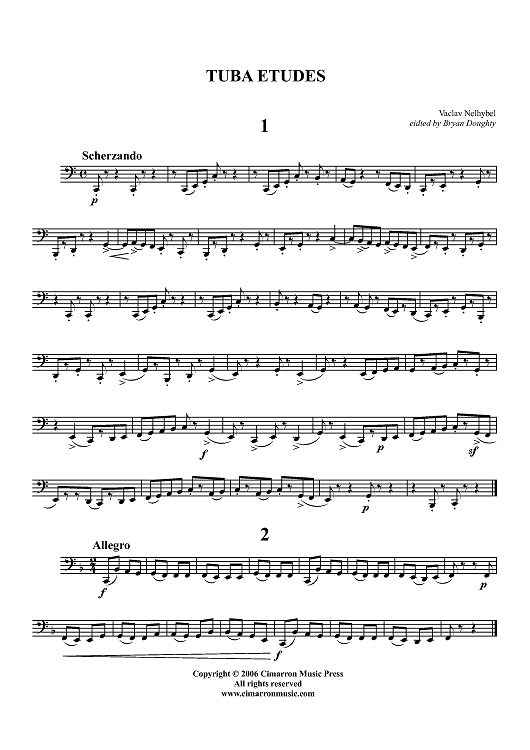 15 Tuba Etudes