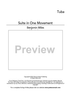 Suite in One Movement