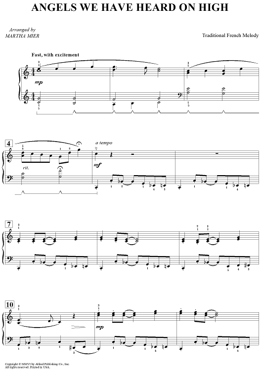 Angels we Have Heard On High