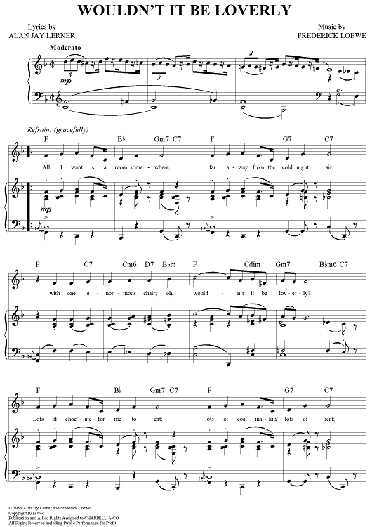 Wouldn't It Be Loverly