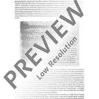 Trio Sonata D Major - Score and Parts